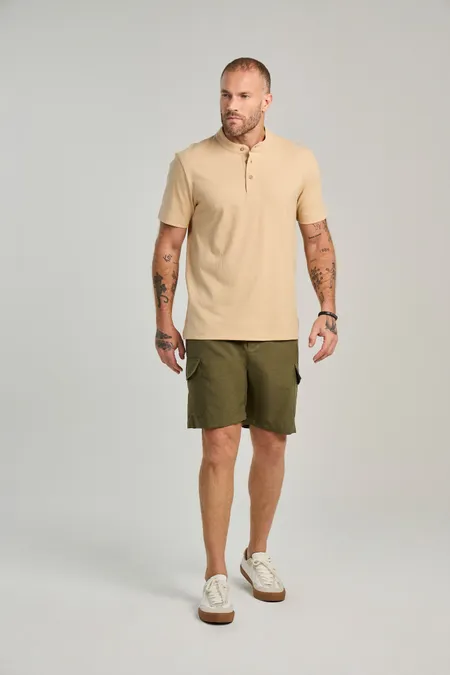 Camiseta Slim Gola Padre Osmoze